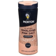Morton Salt Himalayan Pink Salt, Coarse - for Grilling, Seasoning and More (17.6 oz.)