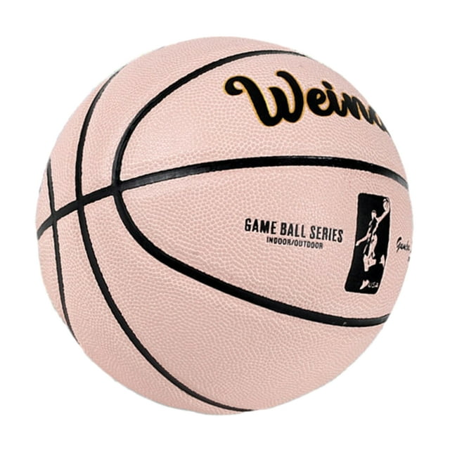 Transemion Jeu au Niveau Supérieur avec NO.7 Ballon d'Entraînement de Basketball Résistant à la Déformation Convenant Rose