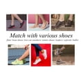 thumbnail image 5 of DEVUGGO 4 Pairs No Show Socks Non Slip Flat Boat Line Low Cut Socks for Women,Size S,Skin Color, 5 of 6