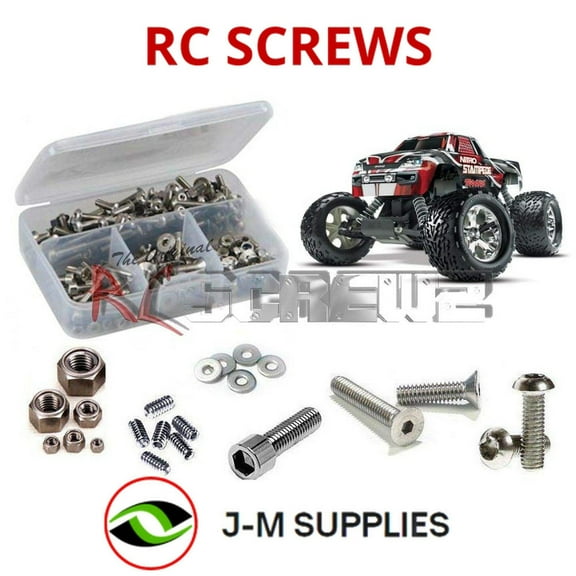 RCScrewZ Stainless Steel Screw Kit tra068 for Traxxas Stampede Nitro TSM Ed. (#41096-3) | SET