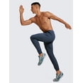 thumbnail image 3 of CRZ YOGA Athletic Joggers for Men 29" Lightweight Running Training Pants with Zip Pockets, 3 of 5