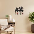 thumbnail image 4 of Squirrel Coat Rack Wall Mount 11.8×7.4inch Wood Animal Key Holder for Wall Forest Animal Tree Branch Key Hanger 5 Alloy Hooks Key Hooks Rack Art Decor Gift for Farmhouse Entryway Hallway, 4 of 10