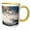 Yellow/White, variant on 3drose, Misty Cloud Filled Valley, Great Smoky Mountains Np, Tennessee, 11oz Magic Transforming Mug