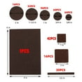 thumbnail image 3 of 357 Piece Self-Stick Furniture Felt Pads for Hard Surfaces Brown, 3 of 10