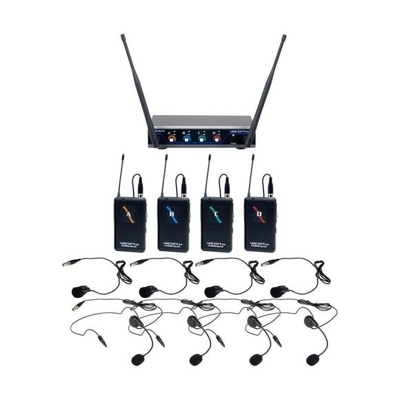 Sistema de Micrófono Inalámbrico VocoPro Digital-Quad-B3 4 Canales
