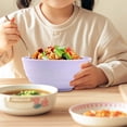 thumbnail image 5 of Tazón grande de cereales apto para lavavajillas de 19,5x10 cm, tazón de fibra de paja apto para microondas para sopa, pasta, helado, tazón liviano irrompible apilable para acampar, picnics, viajes, 5 of 5