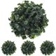 thumbnail image 1 of 4 pcs Artificial Plant Topiary Balls Fake Green Grass Ball Pendant Hanging Faux Grass Balls, 1 of 3