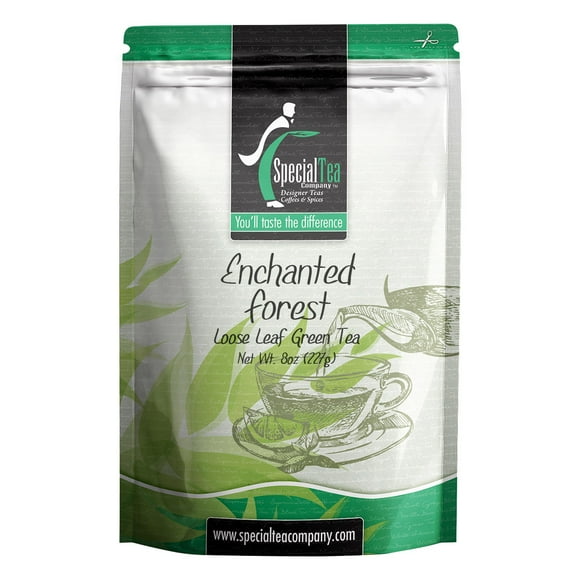 Special Tea Enchanted Forest Green Tea, Loose Leaf 8 oz