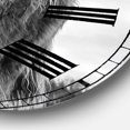 thumbnail image 3 of Designart 'Longhaired Scottish Bull' Large Cottage Wall Clock, 3 of 5