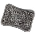 thumbnail image 1 of Hebil de cinturón de floral vaquero occidental vintage Joyería americana para hombre Pta Zulema Western Belt Buckle, 1 of 8