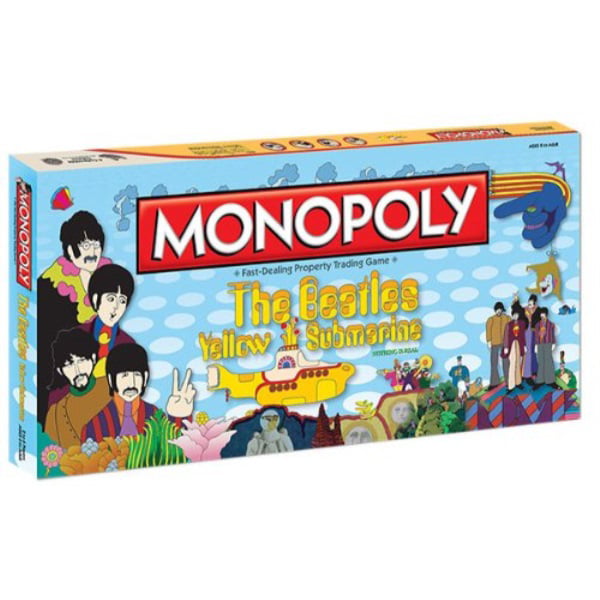 beatles monopoly game pieces
