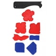 thumbnail image 4 of Lishi Silicone Sealant Spreader Set - 8pcs Caulk Remover and Scraper Tool Kit, 4 of 20