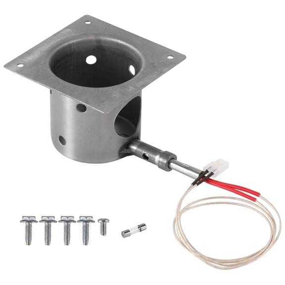 Fire Burn Pot and Hot Rod Ignitor Kit Replacement Parts for Traeger & Pit Boss Wood Pellet Grill Smoker, with Screws