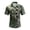 05-Dark Green, variant on IWRICH Men's Hawaiian Shirt Casual Button down Short Sleeve Beach Dress Shirt for Summer Holiday 06-Green XL