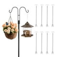 thumbnail image 1 of VEVOR Double Shepherds Hook 8 Pack 92 Inch Heavy Duty Bird Feeder Pole, 1 of 9