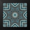 thumbnail image 2 of Haase, Andrea 20x20 Black Modern Framed Museum Art Print Titled - Gold Teal Tile I, 2 of 5