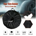 thumbnail image 3 of 1 paquete Cubierta de neumático Negro Impermeable Diámetros universales Protección general Ajuste universal Bolsa de rueda Bolsa de neumático DYNWAVEMX Cubierta impermeable para neumáticos, 3 of 8