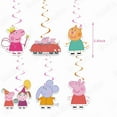 thumbnail image 4 of Peppa Pig Theme Birthday Banner Balloon Cake Arrangement, 4 of 5