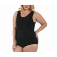 thumbnail image 5 of Women's InstantFigure WB4033X Curvy Tank Bodysuit with Snap Bottom (Nude 3X), 5 of 12