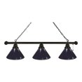 thumbnail image 1 of Holland Bar Stool BL3BKDkBl Dark Blue 3 Shade Pool Billiard Light, Black, 1 of 1