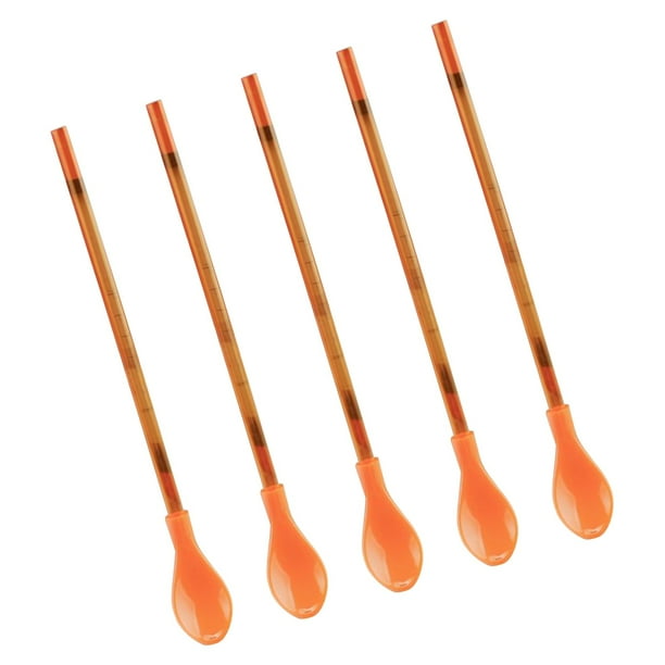 Pisexur Batería de cocina 5 cucharas para mezclar, cucharas para mezclar, cucharas reutilizables para té de hojas, cucharas para revolver, cucharas para jugo, cuchara para la cocina del hogar