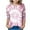 Pink, variant on HAOTAGS Tie Dye Print Tshirts for Toddler Boys Girls(3-12Years) Fashion 3/4 Sleeve Crew Neck Tee for Spring Summer Pink Size 5 Years