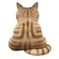 thumbnail image 2 of Lindo gato de peluche de peluche, adorno acolchado multifuncional para gato. Naranja 59cm, 2 of 9