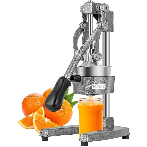 Heavy Duty Commercial Manual Hand Press Citrus Orange Lemon Juicer Squeezer Machine Grey