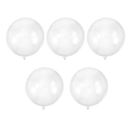 NIAIZEK Transparent Clear Non-Latex Balloons for Wedding Party Decorations, 15-Pack Balloon Supplies for Events and Celebrations