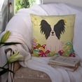 thumbnail image 3 of Easter Eggs Papillon Black White Fabric Decorative Pillow, 3 of 4