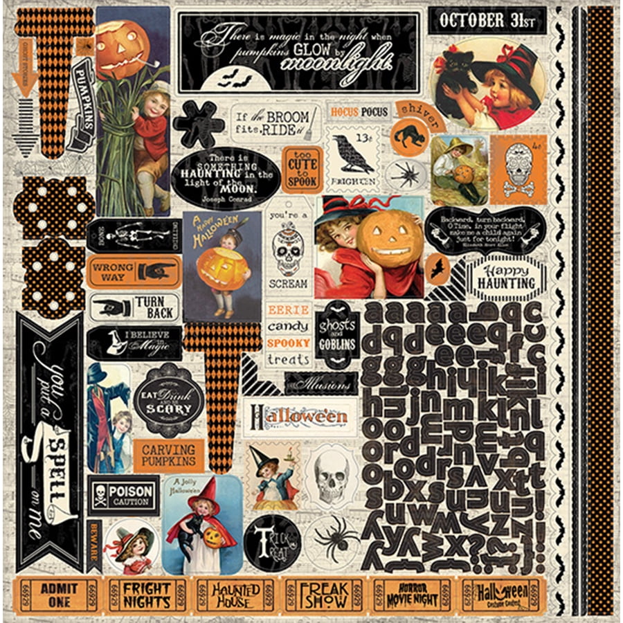 Mysterious Cardstock Stickers 12 X12 Walmart