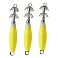 thumbnail image 3 of Anzuelos luminosos de calamar shamjiam 3x cebo de pesca Artificial de agua salada, 3 of 8