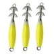 thumbnail image 3 of 3 anzuelos luminosos para calamar, herramienta de pesca, anzuelo metálico, señuelos de pesca, señuelos de calamar Amarillo, 3 of 9