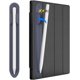 thumbnail image 1 of Portalápices para iPad 2020 (8.ª generación) 2019 2018/ iPad Air/ 9.7 / Pro 9.7"/ Pro 10.5"/12.9"/Pro 12.9/, Lápiz de silicona magnético 1.ª 2.ª generación Funda de bolsillo de cuero Fokelyi LRWJ1000-2, 1 of 8