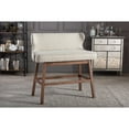 thumbnail image 5 of Baxton Studio Gradisca Modern and Contemporary Light Beige Fabric Button-tufted Upholstered Bar Bench Banquette, 5 of 5