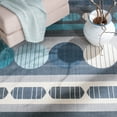 thumbnail image 6 of SAFAVIEH Orwell Dusko Abstract Area Rug, Grey/Aqua, 9' x 12', 6 of 8