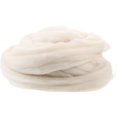 thumbnail image 4 of KAKOWELY Natural Roving Wool Roving Fiber Felt Crafts Needle Felting 200g (Galatea),9.45"X7.87"X2.76", 4 of 4