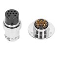 thumbnail image 3 of Conector de clavija de aviación Brida 15PCS Conector de clavija de aviación Kit de enchufe de brida redonda con cubierta impermeable 250V 7A(9PIN), 3 of 8