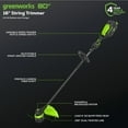 thumbnail image 2 of Greenworks 80V 16" Brushless Cordless String Trimmer (Carbon Fiber), 2.0Ah Battery and Charger Included, 2 of 10