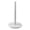 White Marble-bianco Carrara-7" Base, variant on White Marble-namib Fantasy Stone Rod, 7" Base Countertop Paper Towel Holder