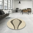 thumbnail image 4 of Ahgly Company Machine Washable Indoor Rectangle Transitional Moccasin Beige Area Rugs, 8' x 10', 4 of 7