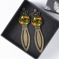 thumbnail image 4 of Oranges Vintage Copper Crown-Shaped Bookmarks: Stainless Steel Material, Ideal Gift for Readers and Book Lovers - Set of 2 Bookmarks, 4 of 5