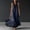 Dark Blue plus size halter dress a1, variant on Women Plus Size Halter Ruffle Boho Maxi Dress Flowy V Neck Casual Long Beach Vacation Dresses, Gray M