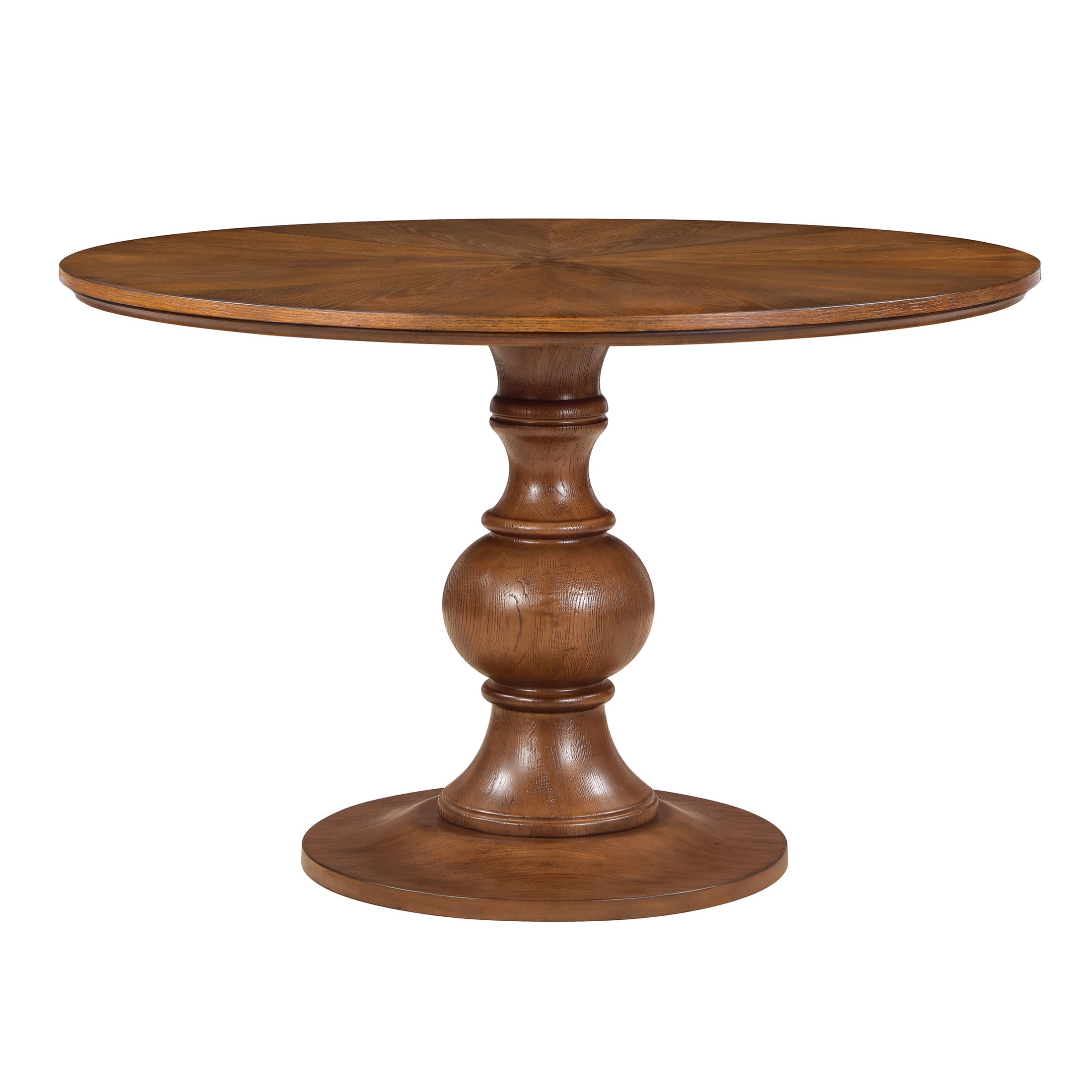 Pioneer Woman Callie Round Dining Table, Heirloom Brown Finish