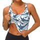 thumbnail image 3 of Fotbe Cute Shark Sujetador Deportivo Largo sin Aros para Mujer con Almohadillas y Soporte Medio, Transpirable y Absorbente, Camiseta Tipo Chaleco o Tank Top-Small, 3 of 8