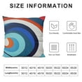 thumbnail image 5 of Red Blue Black White Throw Pillow Covers ,Vintage Swirls Decorative Pillow Covers Bedroom Decor,Retro Geometric Cushion Cases,Abstract Stripes Pillow Covers for Couch, 5 of 5