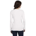 thumbnail image 2 of Anvil Women's Featherweight Long Sleeve Scoop T-Shirt Size up to 2XL, 2 of 3
