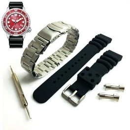 Steel and Silicone Replacement Watch Band Fits Citizen AT4004 52E E650 S075157 Walmart