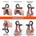 thumbnail image 2 of Adjustable Grip Strengthener 10-60kg, Non-Slip Forearm Trainer for Sports and Fitness Activities, 2 of 4