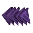 thumbnail image 2 of 5-Pack Set Men's Solid Color Pocket Square Handkerchief, 2 of 4